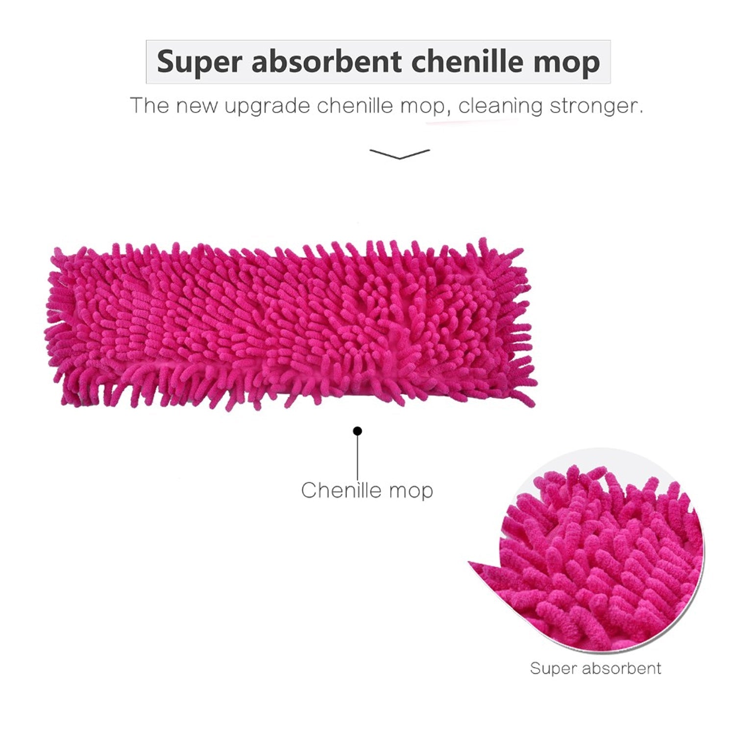 7734 Wet and Dry Cleaning Flat Microfiber Floor Cleaning Mop with Extra Refill & Steel Rod Long Handle Dry Mop microfiber mop refill (123cmx47cm) 7734 Wet and Dry Cleaning Flat Microfiber Floor Cleaning Mop with Extra Refill & Steel Rod Long Handle Dry Mop microfiber mop refill (123cmx47cm)